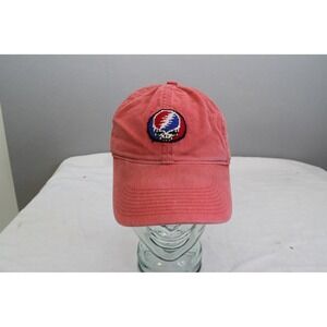 Smathers & Branson Hat Red Grateful Dead Needlepoint Murrays Toggery Mens Cap